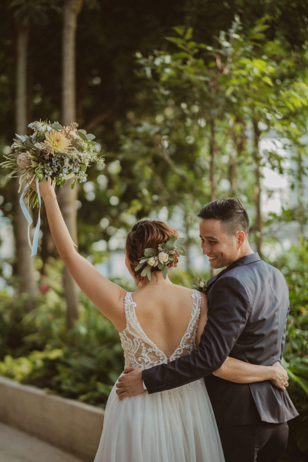 bride and groom